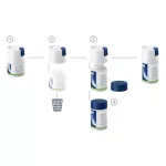 JURA Tejrendszer tisztító granulátum adagolóval (90 g)